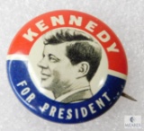 Kennedy For President Original Campaign Pin, Mint Condition