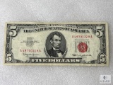 Series 1963 US $5 United States Note - Red Seal