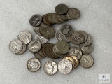 Almost a Full Roll of Mixed Date and Mint Silver Washington Quarters