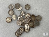 Mixed Lot of Silver Mercury and Roosevelt Dimes