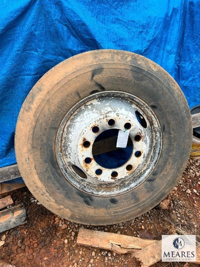 Approximately 15 Various Truck Tires and Rims