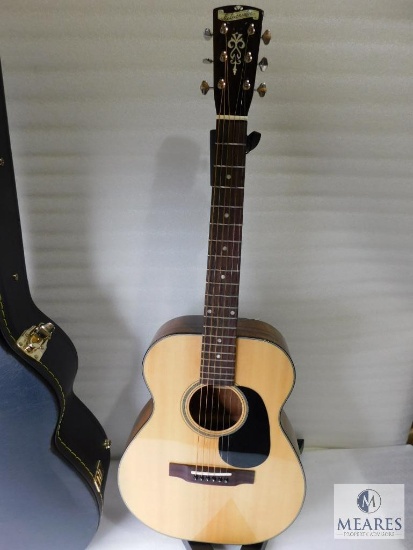 Saga Musical Blueridge 6 String Acoustic Guitar Model BR-41 SN# 11040128