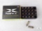 20 Rounds NOVX 9mm 65 Grain Self Defense Ammo. 1800 FPS