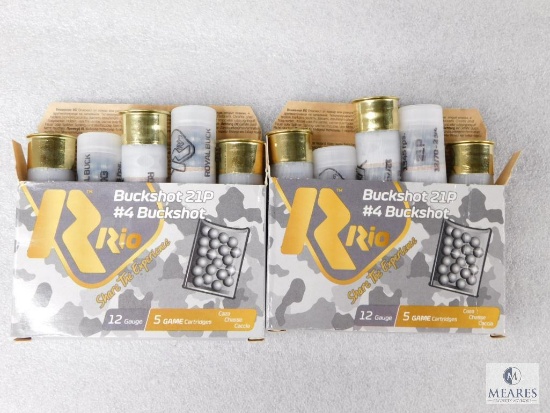 10 Rounds Rio Royal Buckshot 2 3/4 #4 Buck 1345FPS