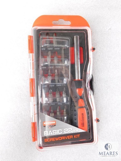 New Birchwood Casey 22 Piece Gunsmith Screwdriver and Bit Set In Hard Case