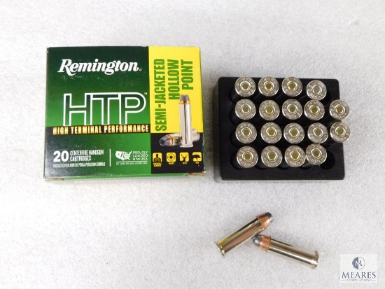 20 Rounds Remington .38 Special Ammo. 110 Grain Jacketed Hollow Point +P