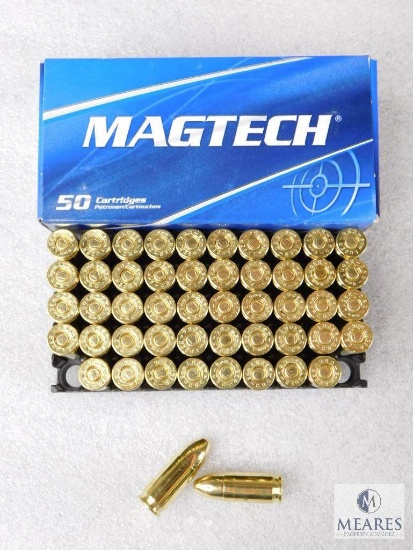 50 Rounds Magtech 9mm Ammo. 115 Grain FMJ