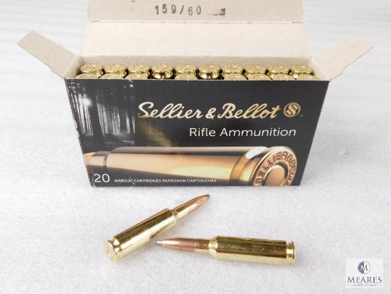 20 Rounds Sellier & Bellot 6.5 Creedmoor Ammo. 140 Grain Soft Point