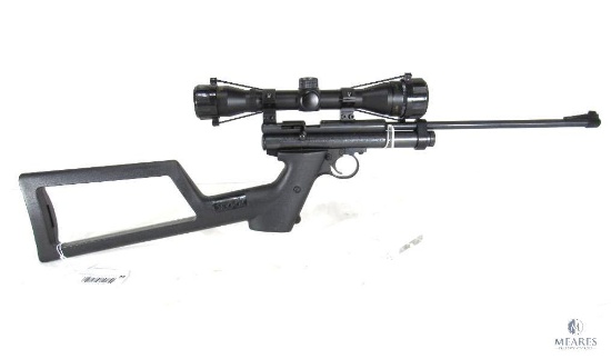 Crosman Model 2240 .22 Caliber Air Pistol With Scope and Stock