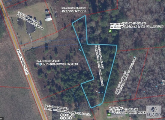 Off Settler Street, Bowman, SC 29018