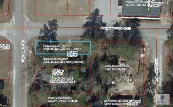 Corner of High Street & Sharperson Street, Orangeburg, SC 29115