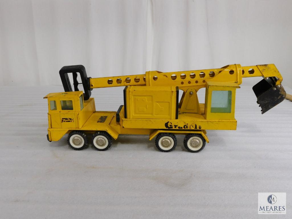 Buddy L Tin Toy Excavator Gradall | Proxibid