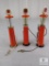 Three Phillips 66 Toy Gas Pumps