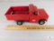 Structo Toys Red Tin Dump Truck