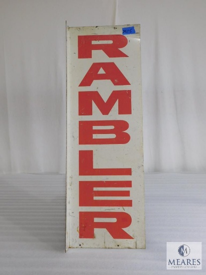 One Sided Rambler Sign