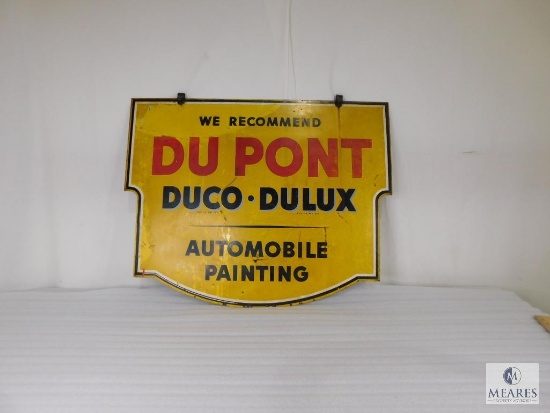 Two Sided DUPONT Automobile Paint Sign