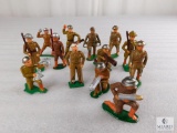 Toy Soldiers with Bases 13 Total