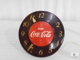 Coca-Cola Tin Electric Clock