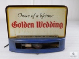 Vintage Lighted Sign Joseph FInch Blended Whisky Golden Wedding