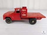 Structo Toys Red Flatbed Farm Truck
