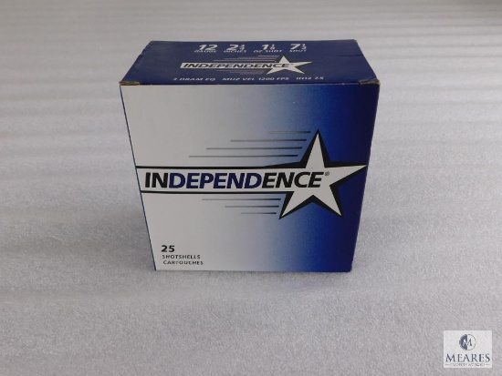Independence 12 Gauge Shotgun Shells 7-1/2 Shot