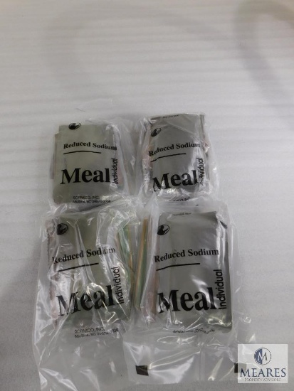 Four Packs of SOPAKCO, Inc. Reduced Sodium MRE