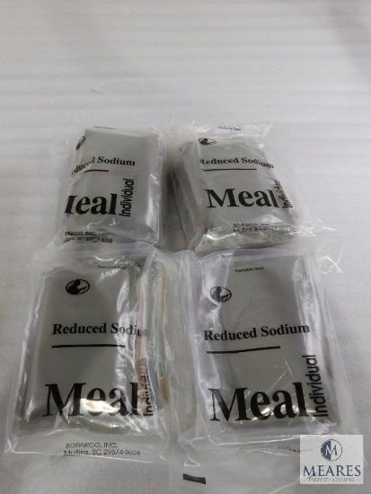 Four Packs of SOPAKCO, Inc. Reduced Sodium MRE