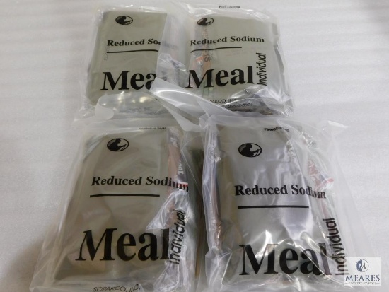 Four Packs of SOPAKCO, Inc. Reduced Sodium MRE