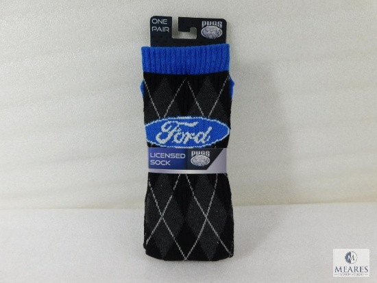 Licensed Socks Ford Pugs with Reinforced Toes