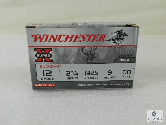 Winchester 12 Gauge 00 Buckshot, 2-3/4" Shells