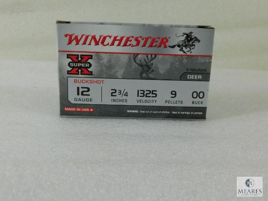 Winchester 12 Gauge 00 Buckshot, 2-3/4" Shells