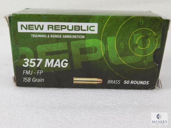 New Republic .357 Mag. 158 Gr. FMJ