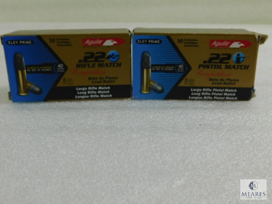 Aguila .22 LR Match Ammo 40 Grain Lead Ammo