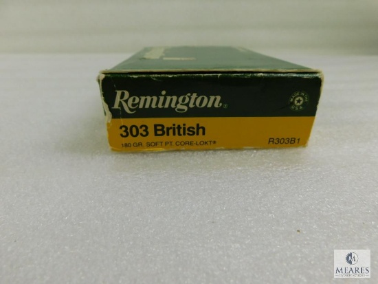 Remington .303 British Ammo 180 Gr. Soft Point Core Lock