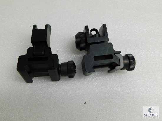 AR-15 Backup Folding Sights.