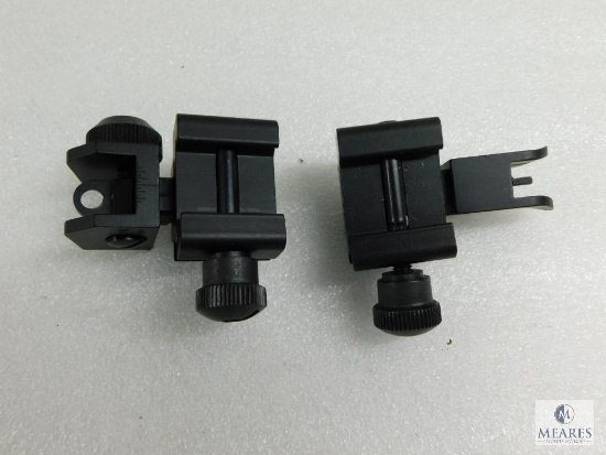 AR-15 Backup Folding Sights.