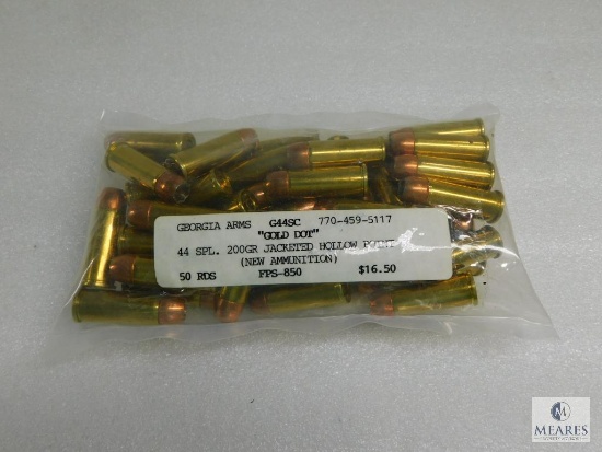 Georgia Arms .44 Special 200 Gr. JHP Gold Dot Ammo