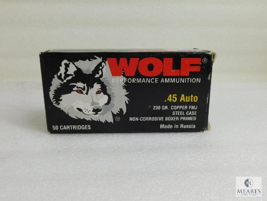Wolf .45 ACP 230 Grain FMJ Ammo