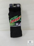 Licensed Socks Mountain Dew Pugs with Reinforced Toes