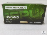 New Republic .357 Mag. 158 Gr. FMJ