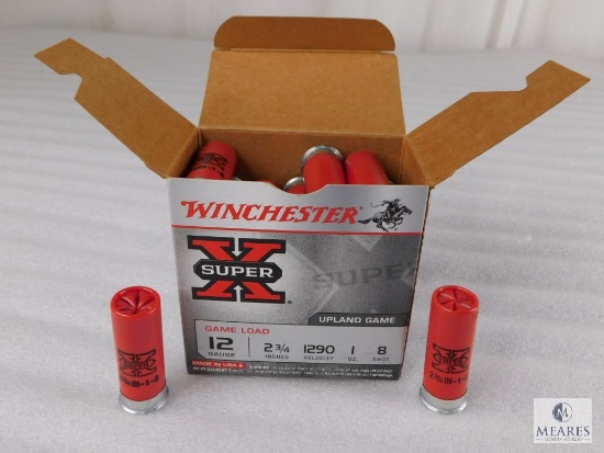 25 Rounds Winchester 12 Gauge Game Load 8 Shot 1 oz 2-3/4"
