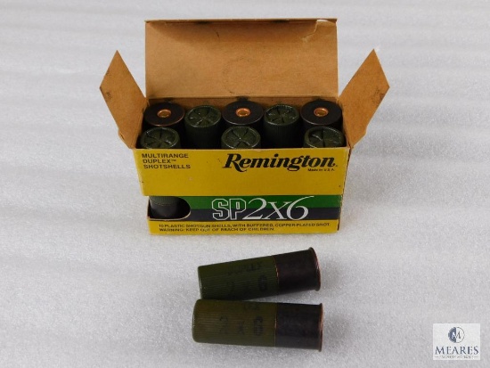 10 Rounds Remington SP2x6 12 Gauge Multi Range Duplex Shotshells 2-3/4"