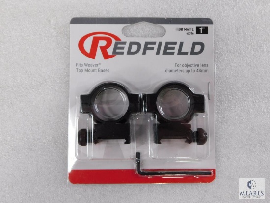 Redfield 1" Rifle Scope Rings for Weaver Style Bases.