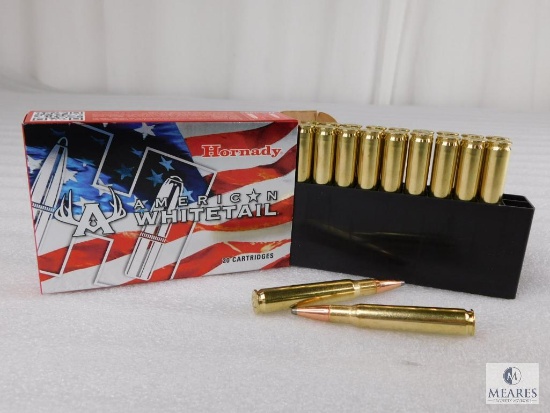 20 Rounds Hornady Whitetail 30-06 Ammo. 180 Grain SP