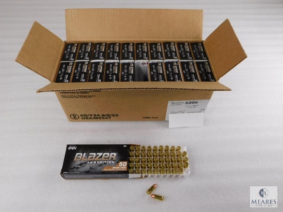 CCI Blazer 9mm 115 Grain FMJ Ammo Case of 1,000 Rounds