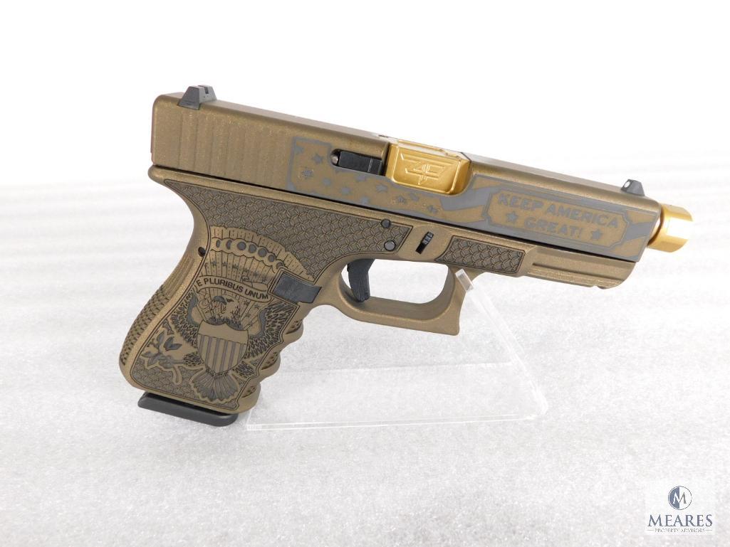 Glock G17 Gen 5 9mm Gold Cerakote MOS Semi-Automatic Pistol