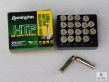 Remington .38 Special +P Ammo 20 Rounds 110 Grain SJHP