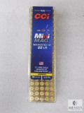 CCi Mini Mag 22 Long Rifle Ammo 100 Rounds 40 Grain Segmented Hollow Point