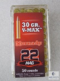 Hornady .22 Mag. Ammo 50 Rounds 30 Gr. VMAX