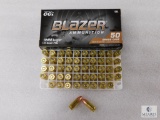 CCi Blazer 9mm Ammo 50 Rounds 115 Grain FMJ